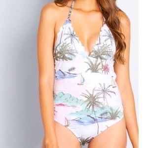“The Brenda” ModCloth one piece swimsuit NWOT